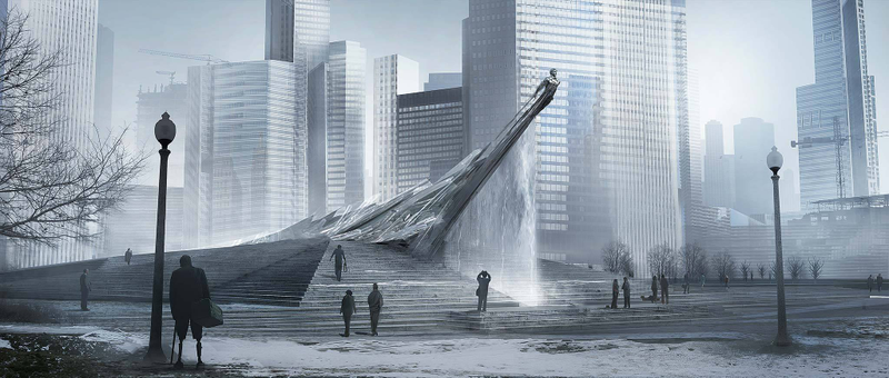 Illustration for article titled At Least Batman v Superman'sĀ Concept Art Makes Gotham and Metropolis Shine